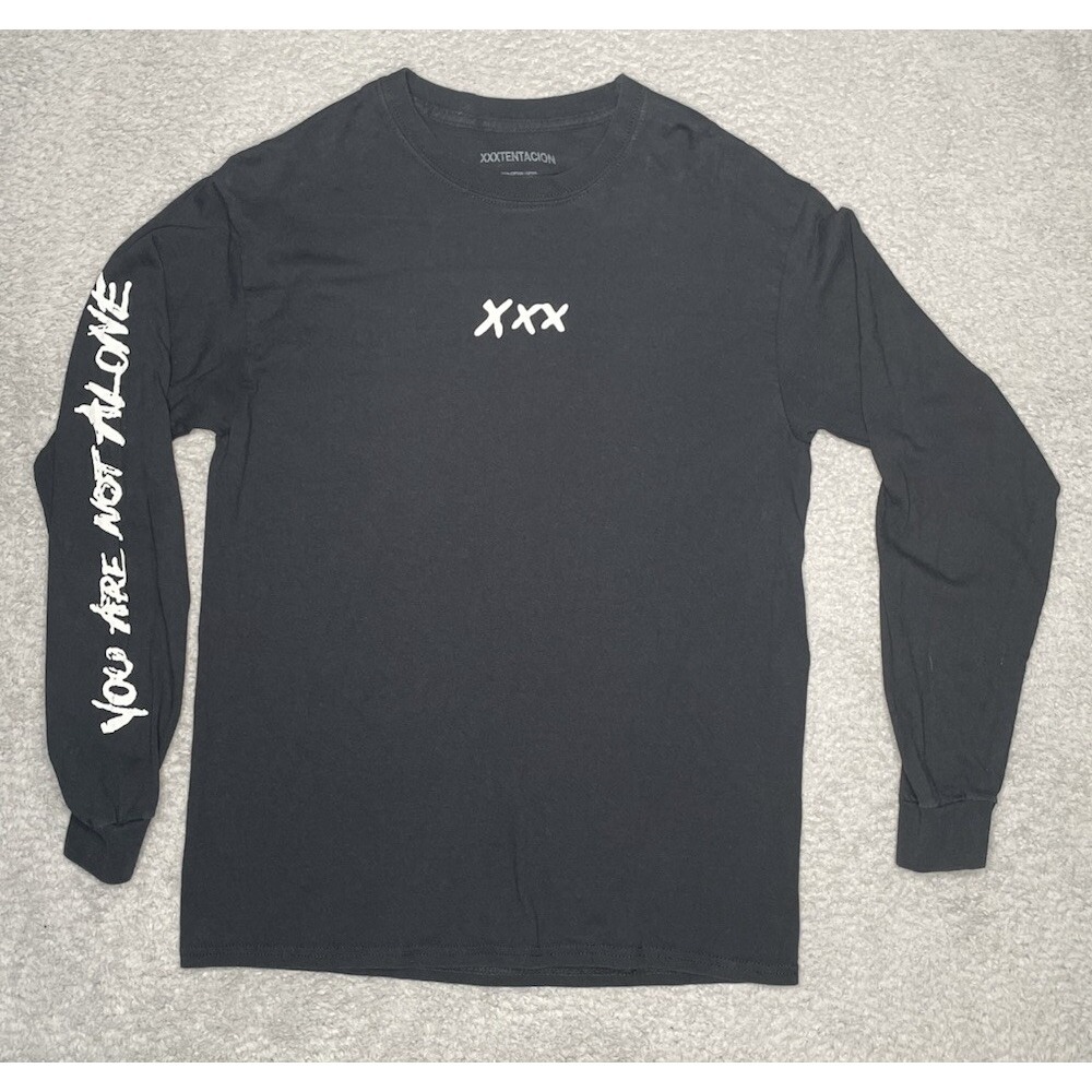 XXXtentacion T-Shirt Mens Medium "You Are Not Alone" Concert Tour Hip Hop Rap‎